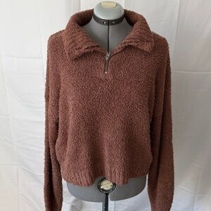 Hollister Cozy Brown Sweater